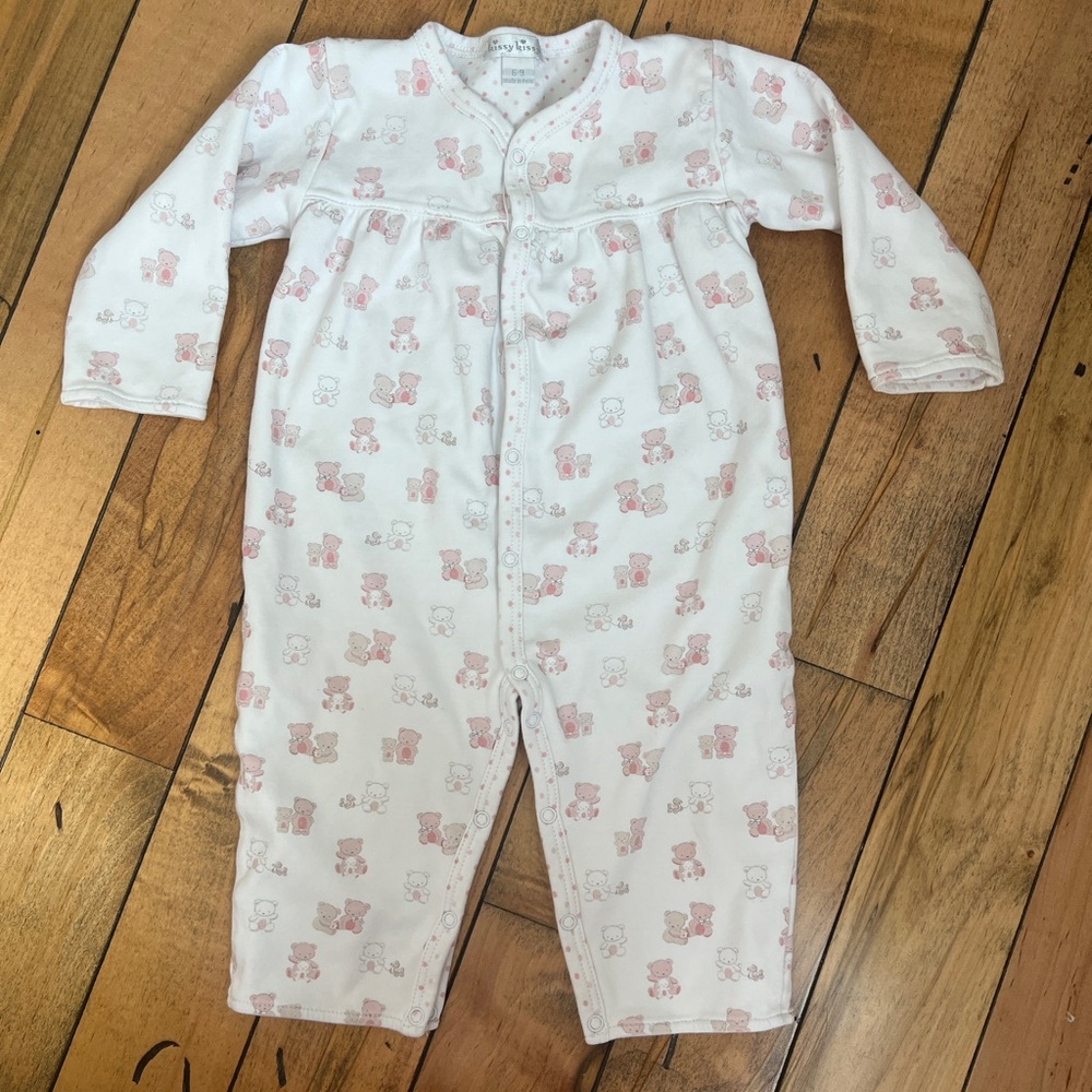 Kissy Kissy vintage toys print size 6-9 playsuit 100% Pima cotton